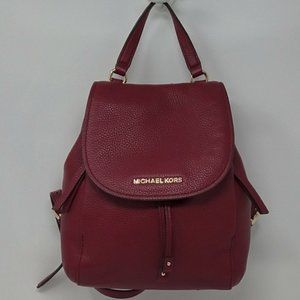 Women's Michael Kors Mulberry Genuine Pebble Leather Backpack Handbag w/Dust Bag